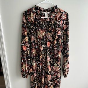 H&M paisley midi dress